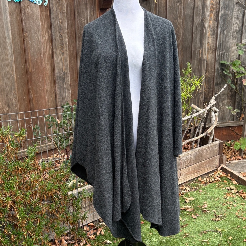 Gray Sweater Wrap - Picture 2 of 4